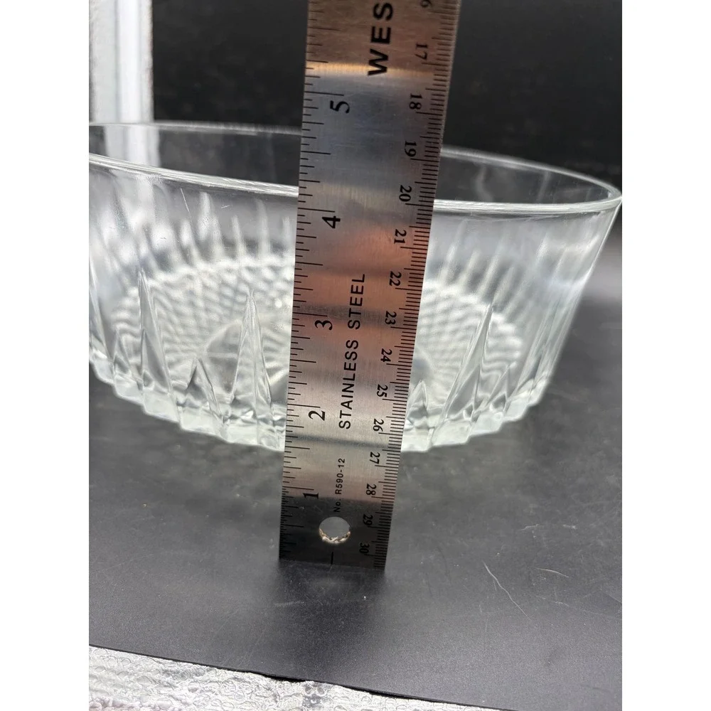 Vintage clear pressed